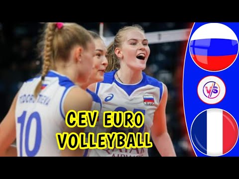 Volleyball Euro Cev 21 Rusia Vs France Highlight Best Moment Spike Volleyball Rusia Vs France Eucup Com